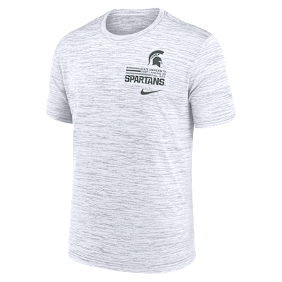 Nike Spartans T Shirt Michigan State Campus Chest Stack Velocity